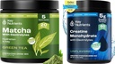 KEY NUTRIENTS Matcha Powder & Creatine Monohidrat Bundle 