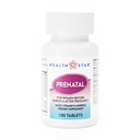 GeriCare Multivitamine prenatale de HealthStar pentru mama si copilul sanatos - Folat + vitamina C + vitamina D + fier + calciu + B12-100 Comprimate