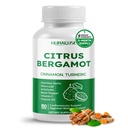 Citrus Bergamot 9-in-1 Formula - cu Scorțișoară Turmeric Odorless Usturoi, Olive Leaf, Anghinare - Produs și testat în Statele Unite ale Americii
