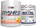 EHP Labs Non-Stim + Acetil Bundle - OxyShred Termogen Pre Workout Pulbere & Suplimentul de Shreding - Acetil L-Carnitina - Sprijină producția de energie naturală, SIDA Metabolism, și funcția creierului sănătos