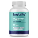 BESTVITE 7- Keto 50 mg DHEA (120 capsule vegetariene) - Fără Stearete