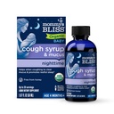 Bliss Organic Baby Cough Syrup & Mucus Night Time, Conține Organic Agave și Ivy Leaf, Made for Babys 4 month+, 1.67 Fluid Ounces