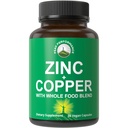 Zinc cu cupru + Alimente integrale Amestec de 25 legume si fructe pentru absorbtie maxima. Capsulele de suport imun. Două minerale esenţiale pentru imunitate. Pastilele cu vitamina de zinc pentru bărbaţi şi femei.