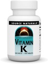 Sursa Naturals Vitamina K - 500 mcg - 100 comprimate