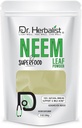 Dr. Herbalist Neem Leaf Powder 200g - Azadirahta Indica pentru piele, par & wellness global - 100% Natural, Vegan-Friendly & Cruzime-Free