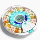 Upgraded Automatic Pill Dispenser pentru Vârstnici cu alarma: Smart Pill Dispenser Machine cu 28-Slot, Mix-Proof Tech & XL LCD, Enhanced Durability for Daily Medicine Management