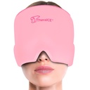 TheraICE Cap de ajutor pentru dureri de cap, Migrene Ice Pack Mask Produse, Femei Cooling Gel Hat, Face Cold Compress Head Wrap pentru stresul ei. Mare cadou de aniversare pentru mama, sora, bunica, prietena, & profesor