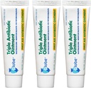 Globe (3 pachet 1 oz Triple Antibiotic Ointment, Primul ajutor Unguent pentru zgârieturi minore și răni și previne infecția, Comparativ cu ingredientele active ale brandului de plumb (3 ambalaj)