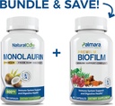 Laboratoare naturale cure Bundle: Premium Monolaurin 600mg + Biofilm Complex