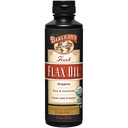Barlean Organic Flaxseed Oil Liquid, Cold Press Flax Seeds, 7,640mg ALA Omega 3 Fatty Acid Supplement for Healthy Hair, Skin, and Eyes, Vegan & Gluten Free, 12 oz