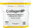 California Gold Nutrition ColagenUP®, Hydrolyzed Marine Colagen Peptides cu acid hialuronic și vitamina C, nearomatizate, 2.2 lb (1 kg)