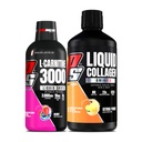 PROSUPPS L-Carnitina 3000 Stimulante Injecții cu lichid liber (Berry) Amino23 Shots lichid Colagen (Citrus Punch) Bundle