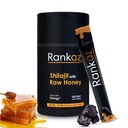 Rankaz Natural Shilajit Honey Sticks Organic - 30 Sticks, Silajit Honey Acid Fulvic şi Minerale Trace