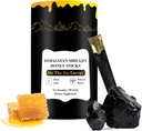 Shilajit Honey Sticks, 30 Sticks - Himalayan Resin pur, Honey Organic & Saffron for Energy Boost, Immune Support & Vitality, SHILAJIT Honey Sticks pentru bărbaţi şi femei