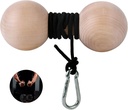 Wooden Wrist Roller and Forearm Consolidator, Grip Forest Trainer, Arm Blaster Exercitioner, Strength Trainer for Fingers and Wrist.