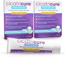 Cicatricure Triple Antibiotic Ointment with Pain Relief, Bacitracin Antibiotic Ointment & Cream for Wound Care, Vindecare Ointment for Cuts, Burns, Insecta Bites, First Help Province Essential, 1 oz