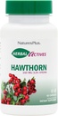 NaturesPlus Herbal Active Hawthorne 150 mg - 60 Capsule vegetariene - Susţine sănătatea inimii - Gluten gratuit - 60 Serviri