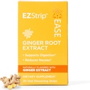 Usor Supliment - Aroma de ghimbir, 30 Conte - Distrugerea benzi cu ghimbir Root Ajutor Ajutor Greață Ajutor, Dimineață și Moție Boala, și Digestion - Made in the USA, Sugar and Gluten-Free
