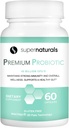 Probiotice Premium, 40 miliarde CFU Probiotice pentru sanatate digestiva, Made with MAKTrek Bipass Technology, Women & Mens Probiotics for Gut Health, 60 Capsule Probiotice