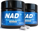 Suplimentul NAD - NAD Nicotinamidă Ribozidă Resveratrol, NAD lipozomal + Supliment 1000mg pentru femei si barbati - imbatranire sanatoasa, creier si energie celulara, non-GMO, gluten-free 160 capsule