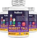 NuBest Tall Kids - Multivitamine si Minerale pentru varsta de 2 la 9 - Os Putere & Imunitate de sprijin - Ajuta copii, copii mici sanatosi - Forme animale - 180 Tablete masticabile Berry 3 luni de aprovizionare