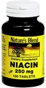 Blend Niacin 250 mg 250 mg 100 Tabs