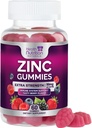 Suplimente de zinc 50mg Gummies - Max Putere Sanatate si Suport Imun Gummy, Vegan, Non-GMO & Gluten gratuit - Cel mai bun supliment de zinc antioxidant & Bone Health Chembable Tasty Berry Flavoare - 60 Gummies