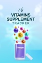 My Vitamine supliment tracker: jurnal săptămânal de suplimente și vitamine de admisie, jurnal
