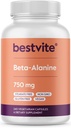 BESTVITE Beta Alanine 750mg (240 capsule vegetariane) - No Steares - Vegan - Non OMG - Gluten Free