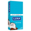 LUNA BAR - Gluten Free Snack Bars - Ciocolata Cufundat aroma de nuca de cocos -8g de proteine - non-GMO - Plant-Base-Snacking Wholesome - Pe Go Snacks (1,69 Ounce Snack Bars, 15 Count)