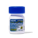 Alergia majoră Loratadina 10 mg comprimate - Medicamente pentru alergii non- Drowsy pentru adulţi şi copii cu vârsta peste 6 ani - Promovează ajutor de 24 de ore pentru alergii - Tablete pentru alergii zilnice - Antihistaminice - 300 Comprimate