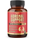 agobi 7in1 Supliment de suport adrenal - echivalent cu concentrat Ashwagandha, Panax Ginseng, Rhodiola Rosea & More - 60 Capsule 2 Luna pentru echilibru corp