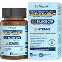 Probiotice pentru femei si barbati 120 miliarde CFU cu 36 de tulpini probiotice pentru sanatate digestiva si sanatate gutoasa, capsule cu eliberare intarziata, acid gastric rezistent, Nu este nevoie de frigider 30 capsule