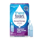 TheraTears Dry Eye Terapie Lubrifiant Picături oftalmice pentru ochi uscaţi, Conservative Picături oftalmice Gratuite, 30 Flacoane cu utilizare unică