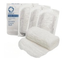 Vakly Steril Krinkle Kerlix tip Bandage Rolls 5 Pack] Foarte absorbant Fluff 100% Bumbac Bandaje Roll 4.5"x4.1yds 6-Ply - individuale înfăşurat Mesh Tiagazuri + Medical Bande - Ambalaj mai Vary