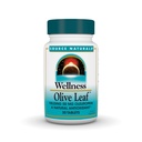 Sursa Naturals Wellness Olive Leaf - Yielding 100 mg Oleuropein un Antioxidant natural * - 30 comprimate