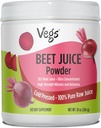 Pudră de sfeclă de suc, 20x Ultra concentrat, suc de sfeclă uscat - Nitrați de înaltă rezistență, superalimente de circulatie - Boost oxid de azot și energie - non-GMO de sfeclă organică pulbere, 10 oz