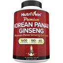 Nutrivein coreeană Red Panax Ginseng 1600 mg 