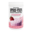 NaturasPlus SPIRU-TEIN, Căpșuni - 2,4 lb - Agitație de proteine pe bază de plante - non-GMO, vegetarian, gluten gratuit - 32 Serviri