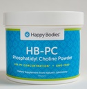 HB-PC Fosfatidil Choline-40%, 300 g, praf GMO-FREE (HBPC) Corpuri fericite