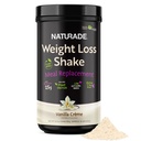 Naturade pierdere în greutate Shake Meal Înlocuire, 18 Serviri - 25g Proteina pe bază de plante, CLA, Fibră & 18 Vitamine și Minerale concepute pentru a Curb Cravings și Boost Daily Nutrition - Vanilla Creme