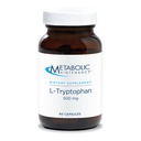 Întreținere metabolică L-Tryptofan - 500 mg Aminoacid în "Formulă liberă" pentru absorbție superioară + vitamina B6 - Mood + Supliment apetit, Vegan + fără umplutură (60 capsule)