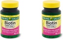 Spring Health Spring Valley Biotin 1000 Mcg 300 (2x150) Softgels for Healthy Skin, Hair and Nails + Your Vitamin Guide ©