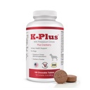 K-Plus Citrat de potasiu Plus supliment de afine pentru câini - UTI comprimate remedii masticabile - suporta sanatatea vezicii urinare - pentru fiecare rasa de câine (100 Taburi)