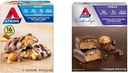Atkins Caramel ciocolata Nut Roll Snack Bar, Proteine Snack, High in Fiber, 2g Sugar, 16 Conte & Endure Chocolate Caramel Mousse Bar, Desert Favorite, 1g Sugar, High in Fiber, 5 Conte