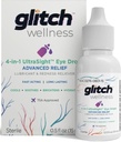 Glisture UltraSight ochi picături pentru ochi uscat 15mL - 4 în 1 Relief avansat picături ochi uscat - toată ziua confort cu hidratare, strălucire, răcire - Soothes Iritație și uscare eficient - 0,5 Fl Oz