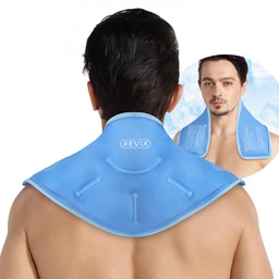 REVIX Neck Ice Pack Wrap – Reusable Hot Cold Gel Pack for Neck and Shoulder