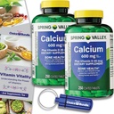 Alegerea Bundle Spring Valley Calciu Plus Vitamina D Tablete 600 mg 250 Ct 2 pk (500 Total) + 