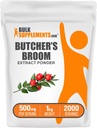 BulkSupplements.com pudra de extract de măcelar - Măcelar, supliment vegetal - Vegan & Gluten gratuit, 500 mg pe servire, 1kg (2,2 lbs) (Pachet de 1)
