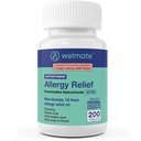 Welmate - Alergie Relief - Fexofenadină HCl 60 mg - 12 Ore Antihistaminice non-drowsy - Strănut - Runny Nose - Itchy Eyes, Nose & Throat - Alergia Relief Tablets - 200 Conte